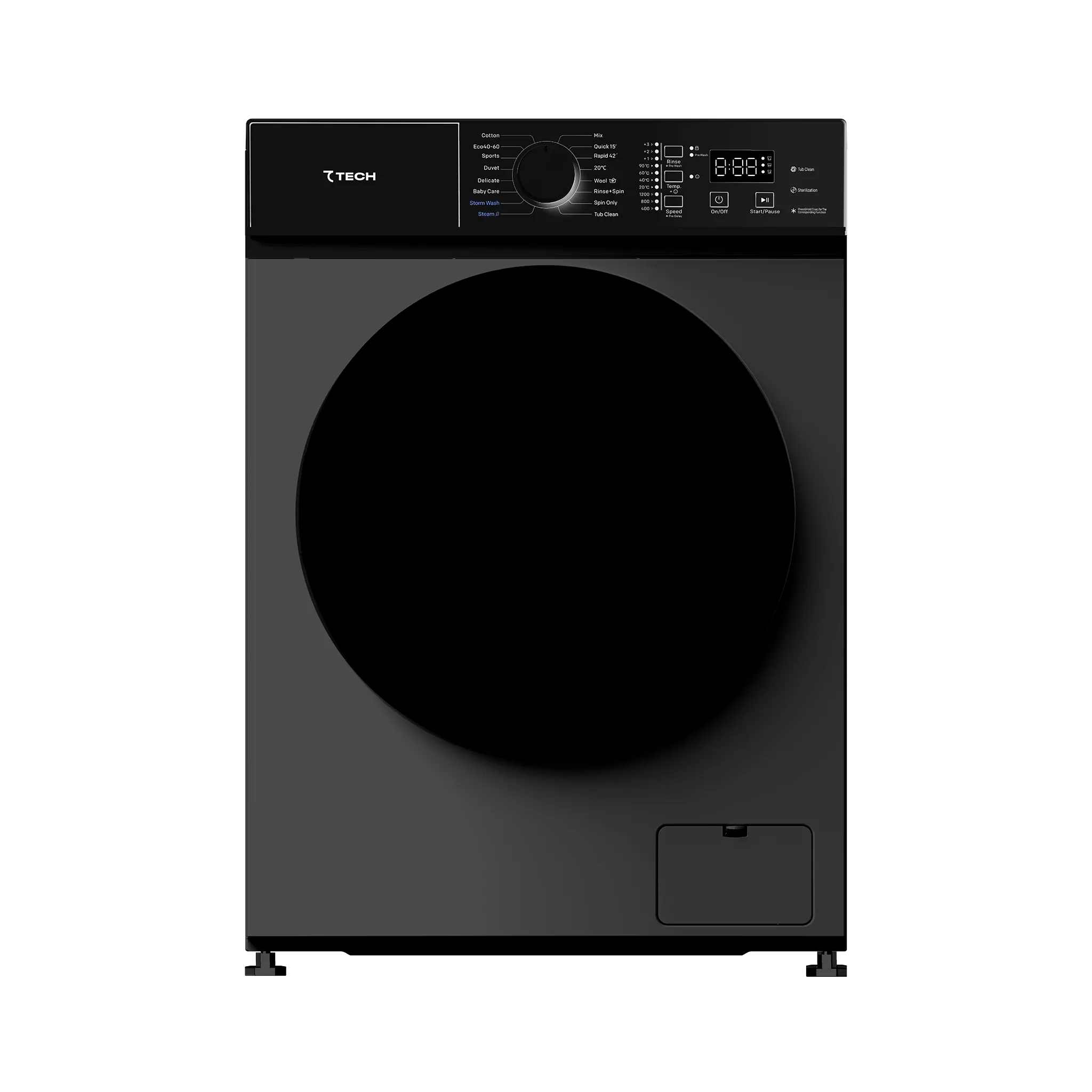 Компактная стиральная машина с экономичным режимом A+++, 8 кг